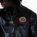 Jet Black Leather top