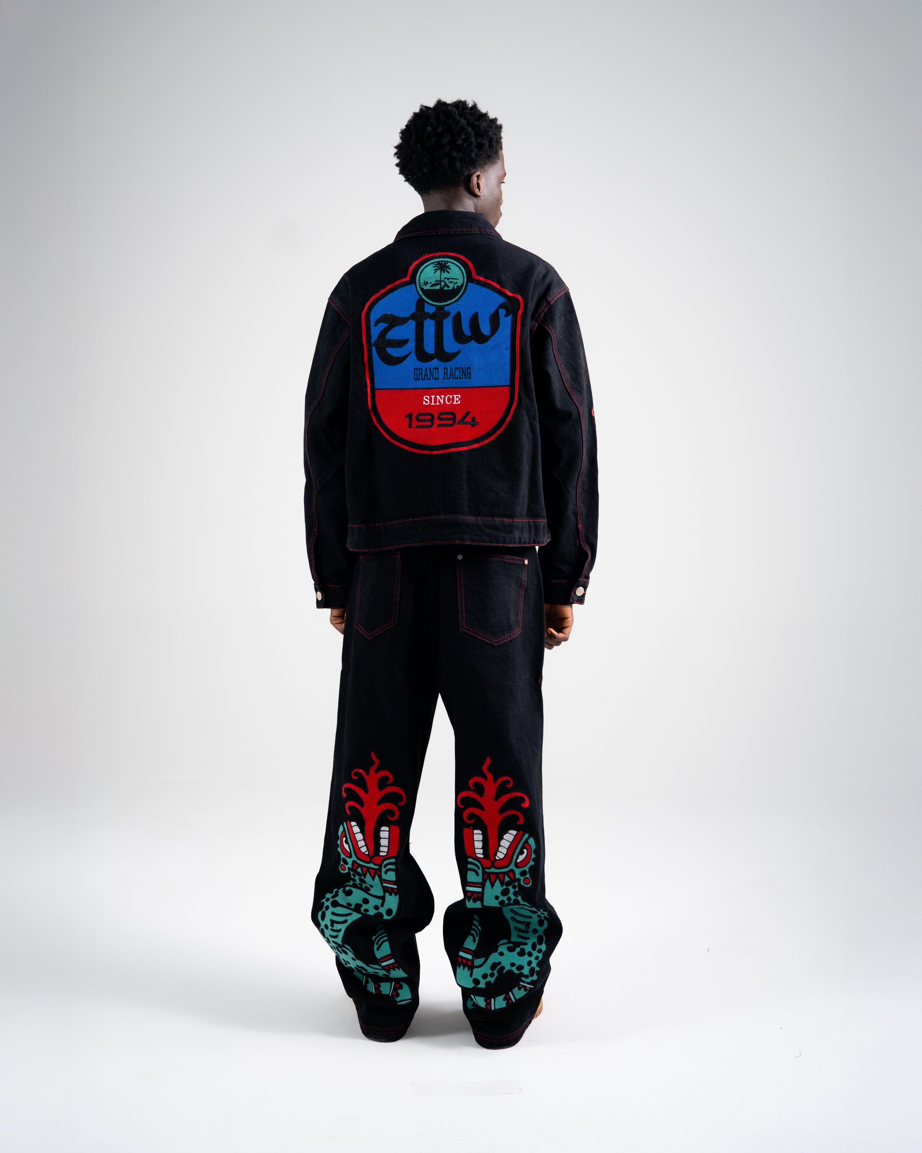 zttw Dragon Denim Top