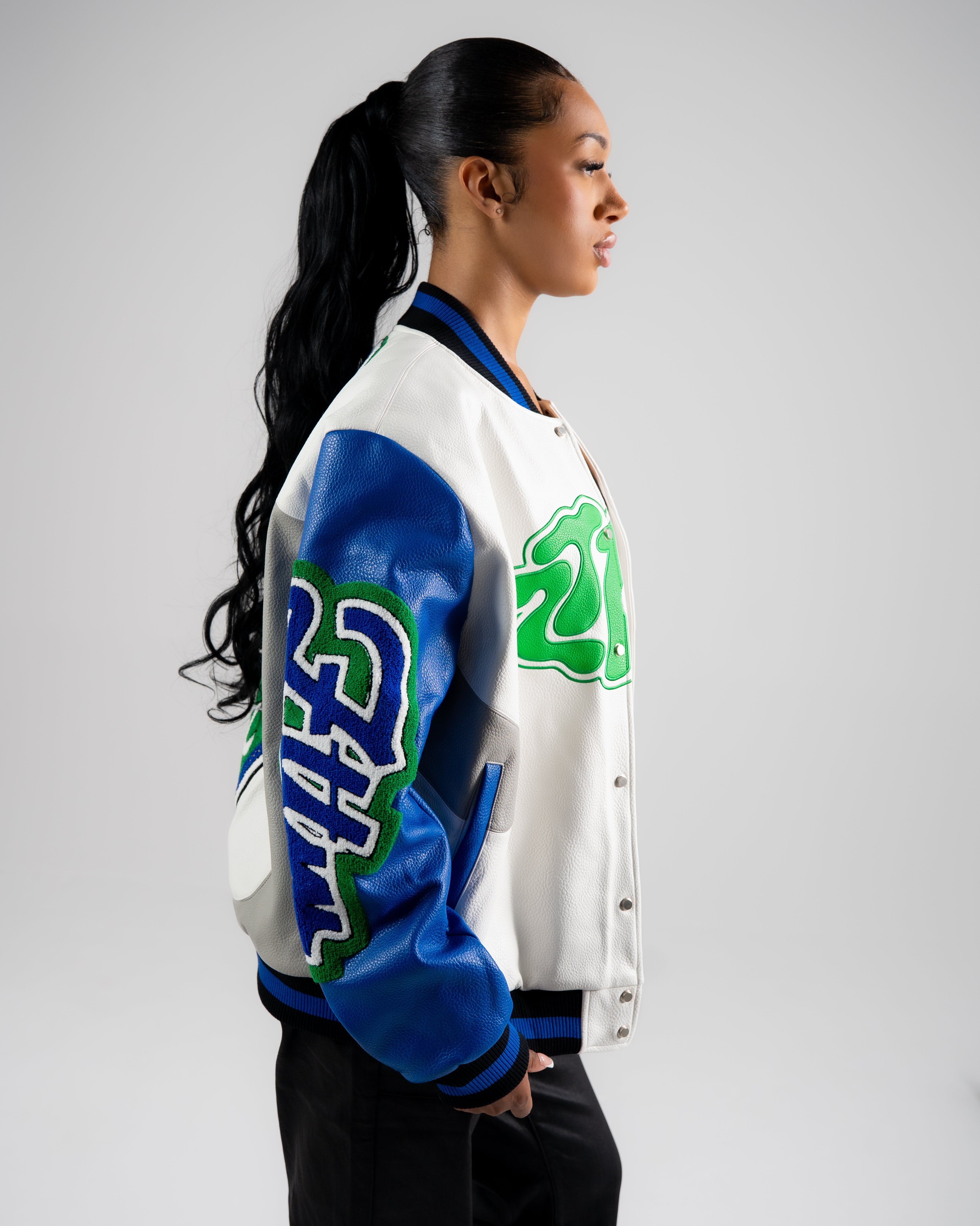 Zttw varsity Jacket - white – ZTTW