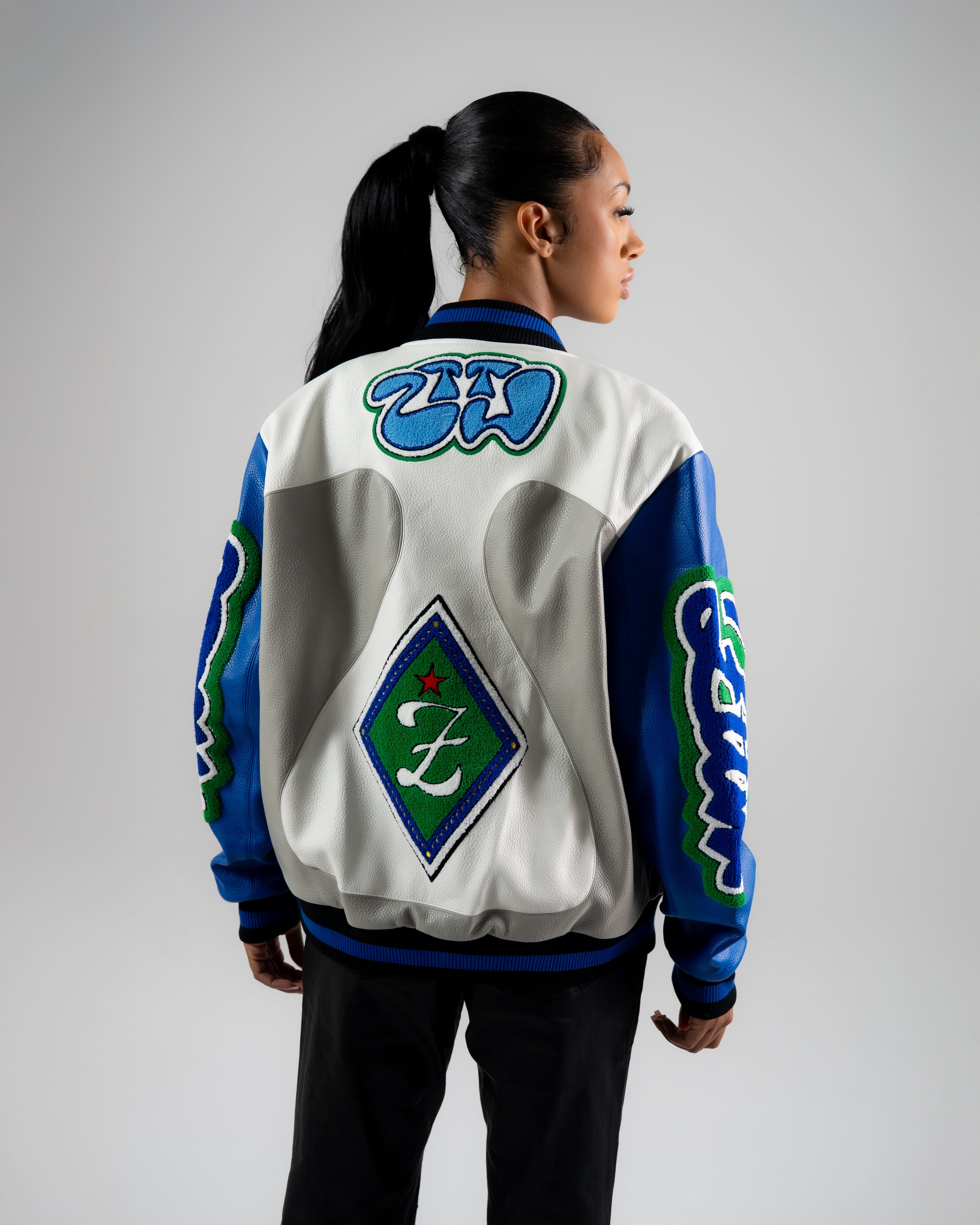 Zttw varsity Jacket - white