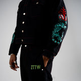 zttw Dragon Denim Top