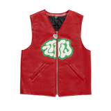 Red Leather vest