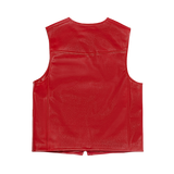 Red Leather vest