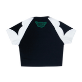 Wing crop Tee - Black