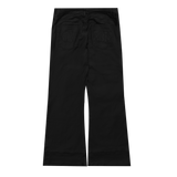 Zttw wax denim pants - black