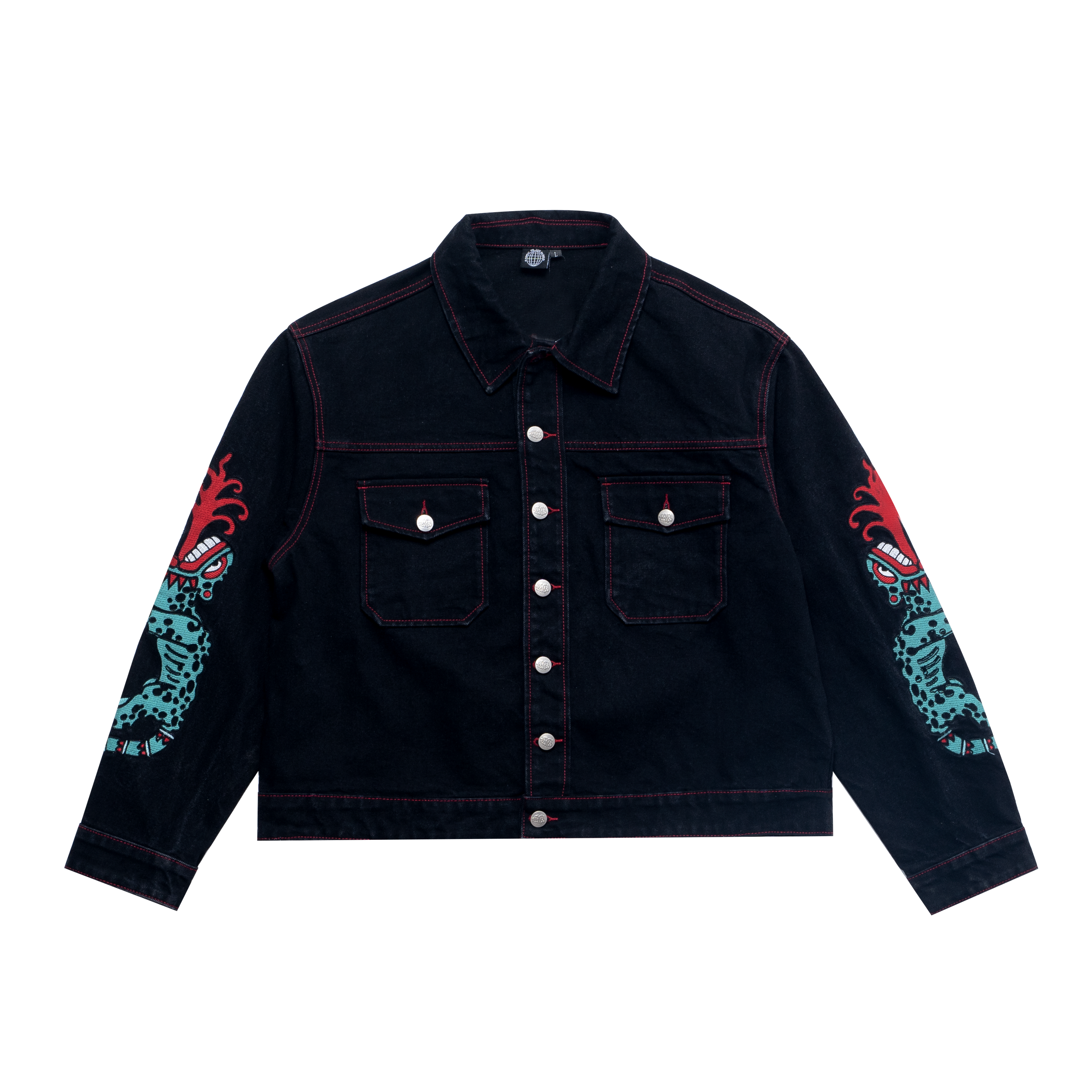 zttw Dragon Denim Top