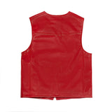 Red Leather vest