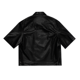 Jet Black Leather top