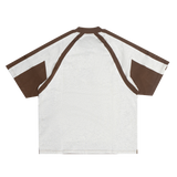 Brown Pattern cut top